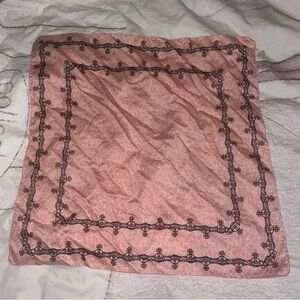 Vivienne Westwood Pink Patterned Women's square Scarf